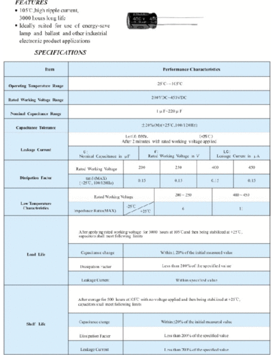 Lscon (Wanko] Lscon [radial thru-hole] PA Series  . Electronic Components Datasheets Passive components capacitors Lscon (Wanko] Lscon [radial thru-hole] PA Series.pdf