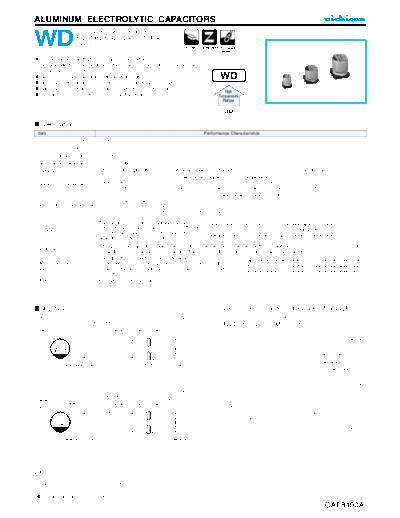 Nichicon [SMD] WD Series  . Electronic Components Datasheets Passive components capacitors Nichicon Nichicon [SMD] WD Series.pdf