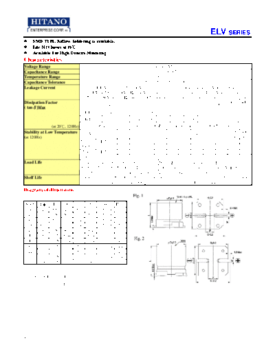 Hitano [SMD] ELV Series  . Electronic Components Datasheets Passive components capacitors Hitano Hitano [SMD] ELV Series.pdf
