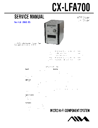 AIWA hfe aiwa cx-lfa700 service en  AIWA Audio CX-LFA700 hfe_aiwa_cx-lfa700_service_en.pdf