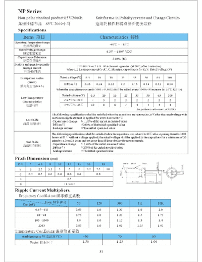 CS [12 Kuang Jin] CS (12 Kuang Jin) [non-polar] NP series  . Electronic Components Datasheets Passive components capacitors CS [12 Kuang Jin] CS (12 Kuang Jin) [non-polar] NP series.pdf