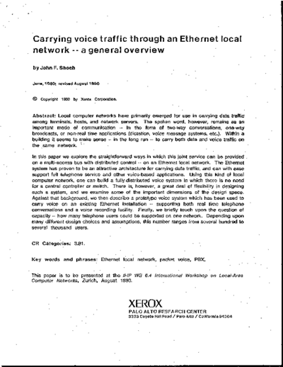 xerox Shoch Carrying Voice Traffic Through an Ethernet Local Network Aug80  xerox parc techReports Shoch_Carrying_Voice_Traffic_Through_an_Ethernet_Local_Network_Aug80.pdf