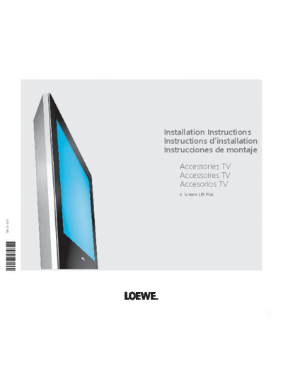 Loewe 33012 003 Screen-Lift GB+F+E 120718  Loewe Assembly_Instructions 65486B10_Screen Lift Plus 33012_003_Screen-Lift_GB+F+E_120718.pdf