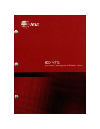 AT&T 630 MTG Software Release Notes  AT&T 630_mtg 630_MTG_Software_Release_Notes.pdf