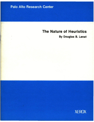 xerox SSL-81-1 The Nature of Heuristics  xerox parc techReports SSL-81-1_The_Nature_of_Heuristics.pdf