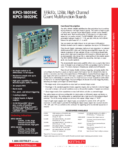 Keithley KPCI-1801HC 1802HC DataSht  Keithley KPCI KPCI-1801HC_1802HC_DataSht.pdf