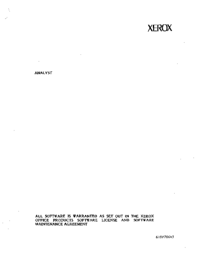 xerox 610P70645 ANALYLST 1981  xerox 820 610P70645_ANALYLST_1981.pdf