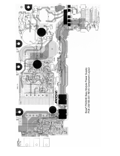 BOSE pcb254165-001-rev0-topside foto pci fonte  BOSE Audio PS18 PS28 PS48 pcb254165-001-rev0-topside foto pci fonte.pdf