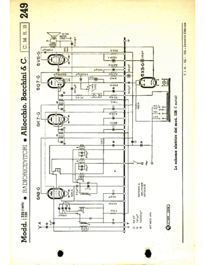 ALLOCCHIO BACCHINI 526-I  . Rare and Ancient Equipment ALLOCCHIO BACCHINI Allocchio Bacchini 526-I.pdf