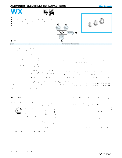 Nichicon [SMD] WX Series  . Electronic Components Datasheets Passive components capacitors Nichicon Nichicon [SMD] WX Series.pdf