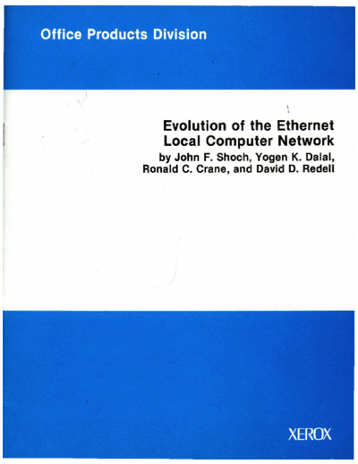 xerox OPD-T8102 Evolution of the Ethernet Sep81  xerox parc techReports OPD-T8102_Evolution_of_the_Ethernet_Sep81.pdf