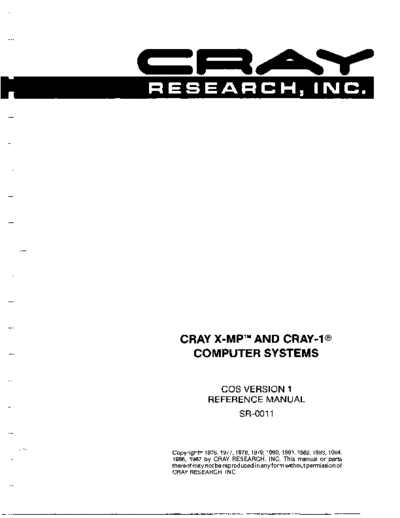 cray SR-0011-O-  XMP and   1 Computer Systems-COS Version 1 Reference Manual-May 1987.OCR  cray COS SR-0011-O-CRAY_XMP_and_CRAY_1_Computer_Systems-COS_Version_1_Reference_Manual-May_1987.OCR.pdf