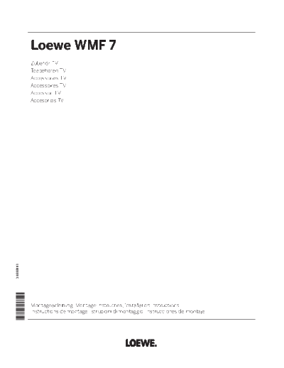 Loewe 36689001  Loewe WMF 7   17  02  07  Loewe Assembly_Instructions 72600W00_WMF_7 36689001_ Loewe WMF 7 __17 _02 _07.pdf