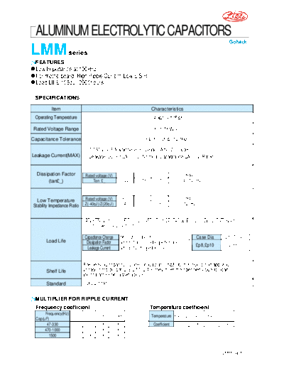 Ltec Ltec [radial] LMM series  . Electronic Components Datasheets Passive components capacitors Ltec Ltec [radial] LMM series.pdf