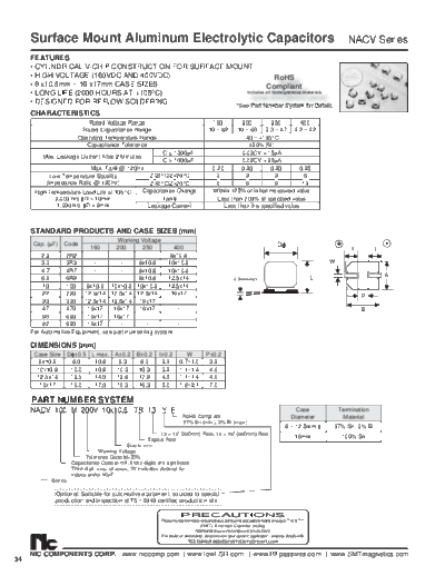 NIC NIC [smd] NACV Series  . Electronic Components Datasheets Passive components capacitors NIC NIC [smd] NACV Series.pdf