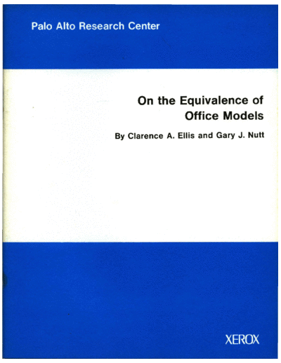 xerox SSL-79-8 On the Equivalence of Office Models  xerox parc techReports SSL-79-8_On_the_Equivalence_of_Office_Models.pdf