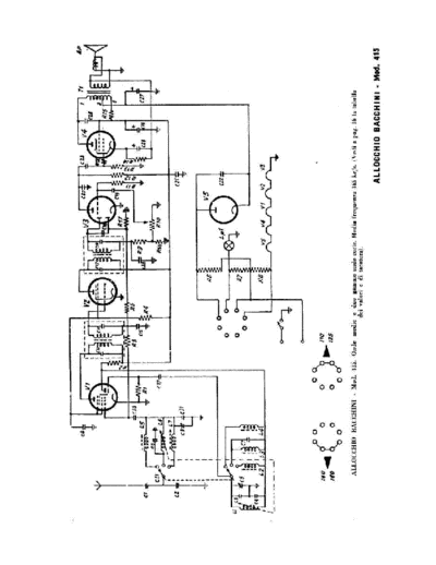 ALLOCCHIO BACCHINI 415  . Rare and Ancient Equipment ALLOCCHIO BACCHINI Allocchio Bacchini 415.pdf