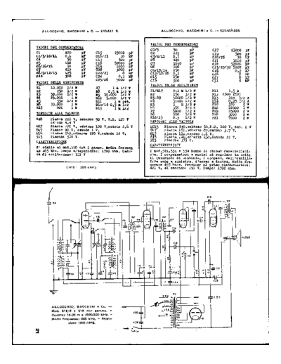 ALLOCCHIO BACCHINI Allocchio Bacchini 510 511S  . Rare and Ancient Equipment ALLOCCHIO BACCHINI Allocchio Bacchini 510_511S.pdf