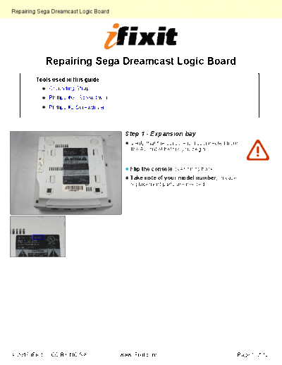 Sega Repairing-Logic-Board-1592  Sega Sega Dreamcast Repairing-Logic-Board-1592.pdf