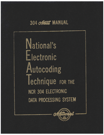 ncr X-1742-10 304 NEAT Manual Nov58  ncr ncr-304 X-1742-10_304_NEAT_Manual_Nov58.pdf