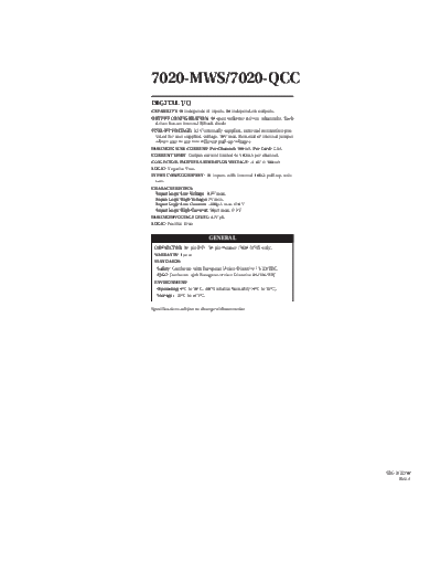 Keithley 7020MWS 252CQCC RevA DocSpec  Keithley 70xx 7020MWS_252CQCC_RevA_DocSpec.pdf