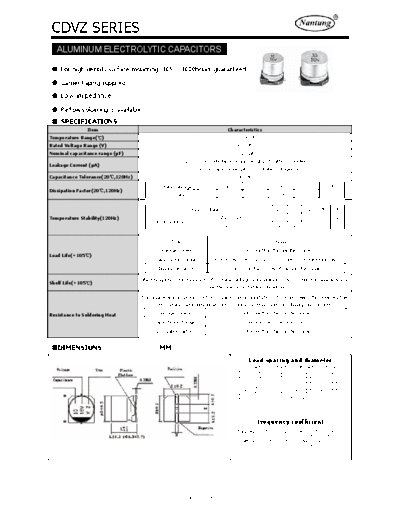 Nantung [smd] CDVZ Series  . Electronic Components Datasheets Passive components capacitors Nantung Nantung [smd] CDVZ Series.pdf