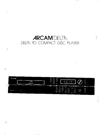 ARCAM hfe   delta 70 service en  ARCAM Delta 70 hfe_arcam_delta_70_service_en.pdf