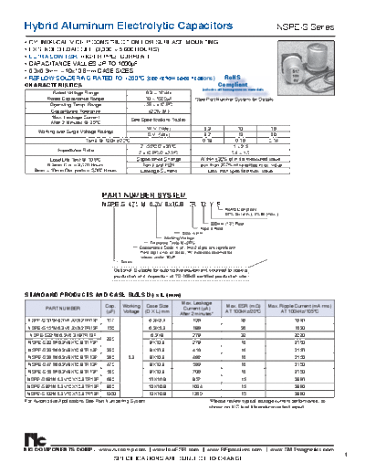 NIC [polymer smd] NSPE-S Series  . Electronic Components Datasheets Passive components capacitors NIC NIC [polymer smd] NSPE-S Series.pdf