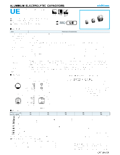 Nichicon [SMD] UE Series  . Electronic Components Datasheets Passive components capacitors Nichicon Nichicon [SMD] UE Series.pdf