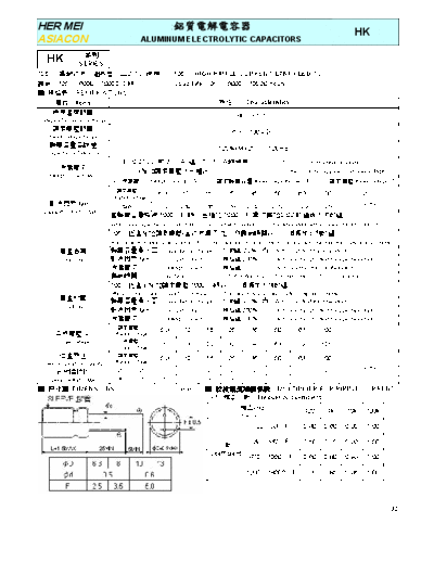 Hermei [radial thru-hole] HK Series  . Electronic Components Datasheets Passive components capacitors Hermei Hermei [radial thru-hole] HK Series.pdf