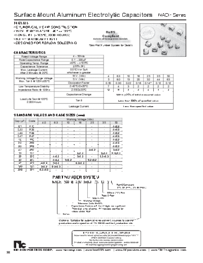 NIC NIC [smd] NACH Series  . Electronic Components Datasheets Passive components capacitors NIC NIC [smd] NACH Series.pdf