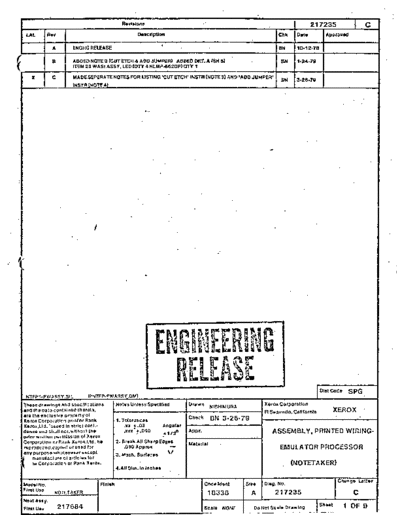 xerox 19790326 Notetaker Emulator Processor  xerox notetaker schematics 19790326_Notetaker_Emulator_Processor.pdf