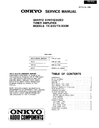 ONKYO hfe onkyo tx-830 830m service en  ONKYO Audio TX-830 hfe_onkyo_tx-830_830m_service_en.pdf