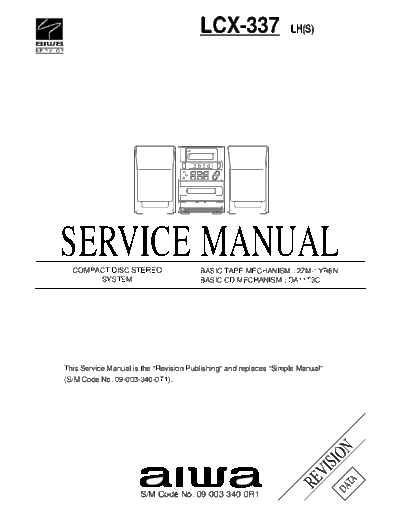 AIWA hfe aiwa lcx-337 service revision en  AIWA Audio LCX-337 hfe_aiwa_lcx-337_service_revision_en.pdf