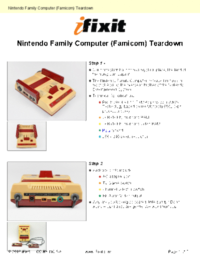 Nintendo Teardown-3199  Nintendo Nintendo Family Computer (Famicom) Teardown-3199.pdf