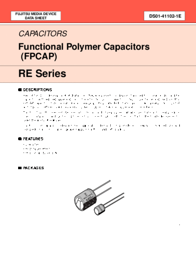 Fujitsu 2001-2002 [polymer] RE Series  . Electronic Components Datasheets Passive components capacitors Fujitsu Fujitsu 2001-2002 [polymer] RE Series.pdf