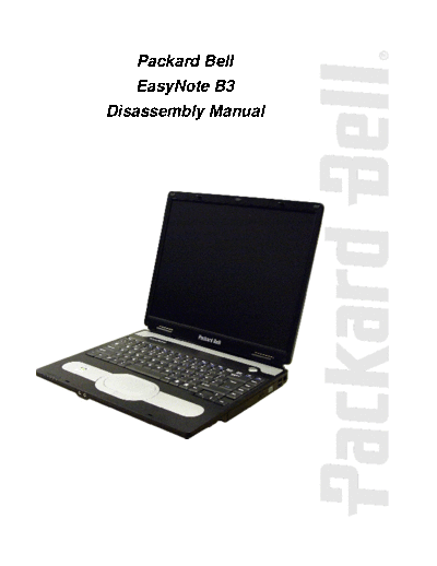 PACKARD BELL easynote b3  PACKARD BELL Laptop easynote b3.pdf