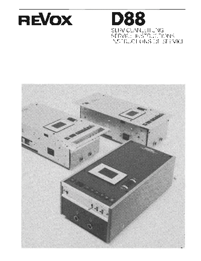 REVOX Revox-D-88-Service-Manual  REVOX D-88 Revox-D-88-Service-Manual.pdf