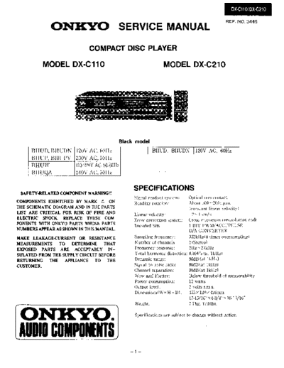 ONKYO hfe onkyo dx-c110 c210 service en  ONKYO Audio DX-C110 hfe_onkyo_dx-c110_c210_service_en.pdf