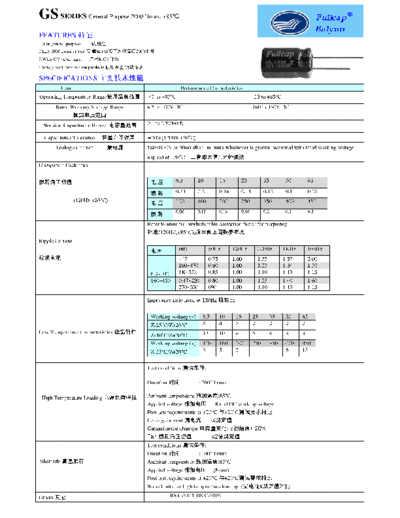 Fullcap Fullcap GS  . Electronic Components Datasheets Passive components capacitors Fullcap Fullcap GS.pdf