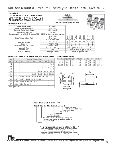 NIC NIC [smd] NACP Series  . Electronic Components Datasheets Passive components capacitors NIC NIC [smd] NACP Series.pdf