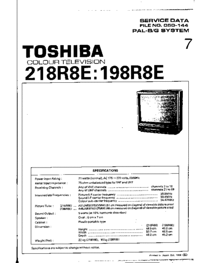 TOSHIBA 218r8e 405  TOSHIBA TV 218r8e_405.pdf