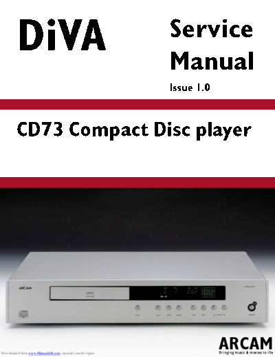 ARCAM cd73  ARCAM CD73 cd73.pdf