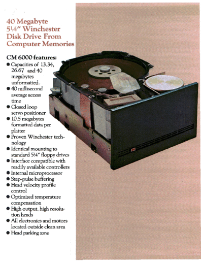 cmi CMI 6000 data sheet 198310xx  . Rare and Ancient Equipment cmi CMI_6000_data_sheet_198310xx.pdf