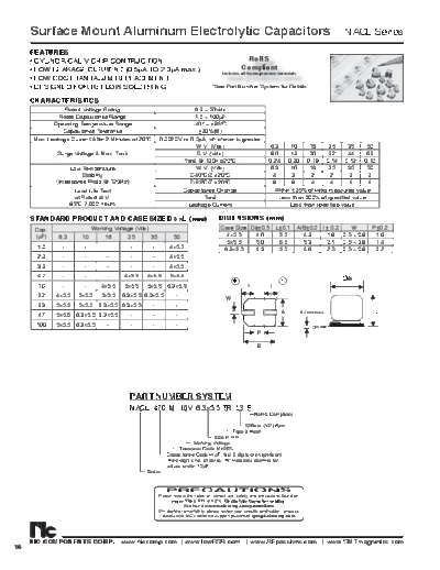 NIC NIC [smd] NACL Series  . Electronic Components Datasheets Passive components capacitors NIC NIC [smd] NACL Series.pdf