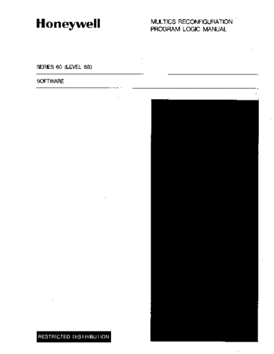 honeywell AN71-1 reconfigPLM Apr77  honeywell multics AN71-1_reconfigPLM_Apr77.pdf