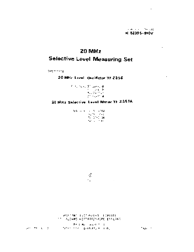 Marconi Generator 0-20 MHz   TF2356 2357A User  Marconi Generator 0-20 MHz MARCONI TF2356_2357A_User.pdf