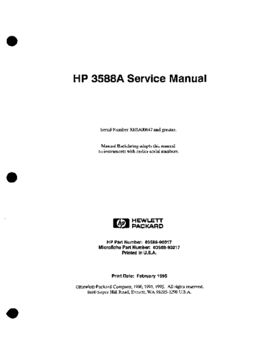 Agilent 3588A 03588-90017 Service Manual Set Feb95  Agilent 3588A 03588-90017 Service Manual Set Feb95.pdf