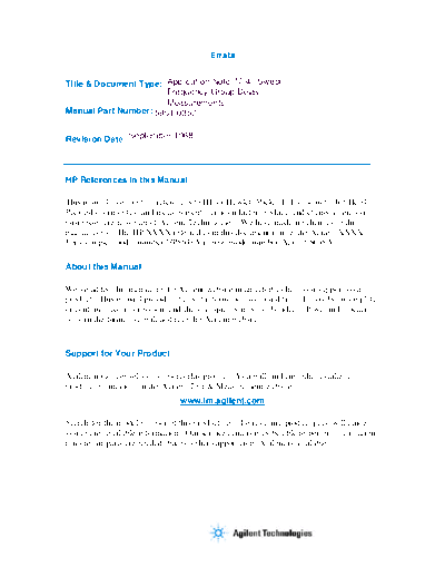 Agilent 5951-0357 AN77-4 Swept-Frequency Group Delay Measurements Sept68  Agilent 5951-0357 AN77-4 Swept-Frequency Group Delay Measurements Sept68.pdf