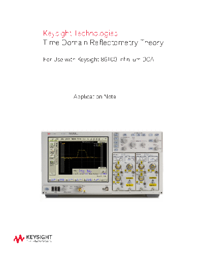 Agilent 5966-4855E Time Domain Reflectometry Theory - Application Note c20140906 [16]  Agilent 5966-4855E Time Domain Reflectometry Theory - Application Note c20140906 [16].pdf